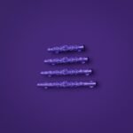 Florentine Column, Roaring Lion, S, Dark Lilac, size comparison
