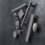 Comparaison des silhouettes — poignée de meuble Essentiel Aluminium Satiné L — Holdon Paris