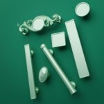 Classica Arabesque, M, Light Emerald, silhouette comparison