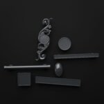 Comparaison des silhouettes — poignée de meuble Essentiel Gris Titane L — Holdon Paris