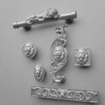 Classica Arabesque, Sleeping Lion, M, Silver Gray, silhouette comparison