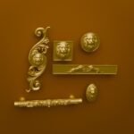Comparaison des silhouettes — poignée de meuble Lion Rugissant Golden Sun L — Holdon Paris