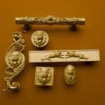 Comparaison des silhouettes — poignée de meuble Lion Rugissant Golden Sun M — Holdon Paris