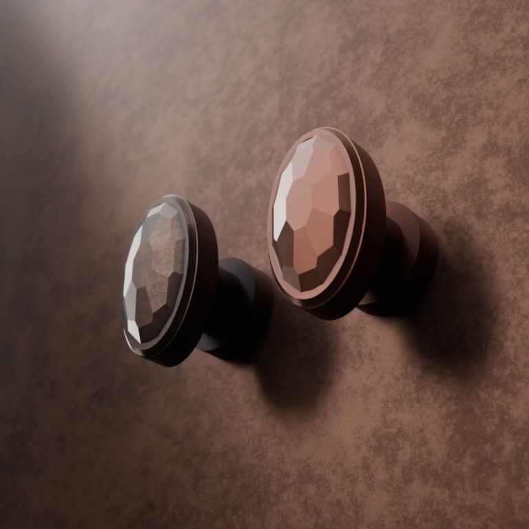 Florentine Medallion, S, Satin Copper, finish comparison