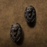 Comparaison des finitions — poignée de meuble Médaillon Florentin Lion Rugissant Bronze L — Holdon Paris
