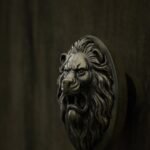 Vidéo — Médaillon Florentin — Lion Rugissant — S — Laiton Ancien