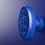 Florentiner Medaillon, Rosette, S, Elektroblau, Video