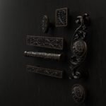 Classica Arabesque, Scrollwork, M, Antique Bronze, silhouette comparison
