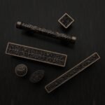 Palazzo Slim Bar, Scrollwork, S, Antique Bronze, silhouette comparison