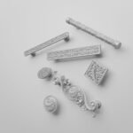 Comparaison des silhouettes — poignée de meuble Rinceaux White Snow L — Holdon Paris