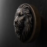 Vidéo — Rond Classica — Lion Endormi — S — Bronze Ancien