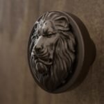 Vidéo — Rond Classica — Lion Endormi — S — Bronze Mat