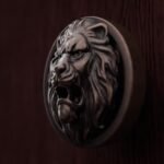 Vidéo — Rond Classica — Lion Rugissant — S — Cuivre Ancien