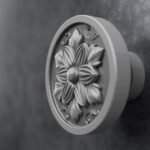 Classica Rund, Rosette, S, Aluminium Satiniert, Video