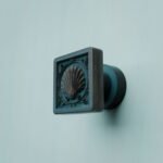 Palazzo Square, Shell, S, Azurite Copper