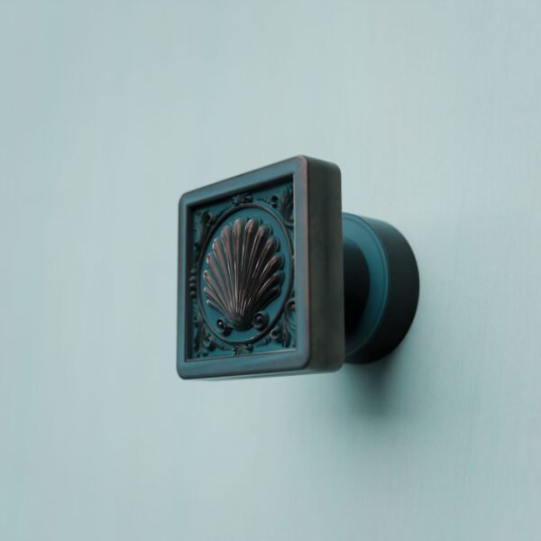 Carré Palazzo — Coquillage — S — Cuivre Azurite