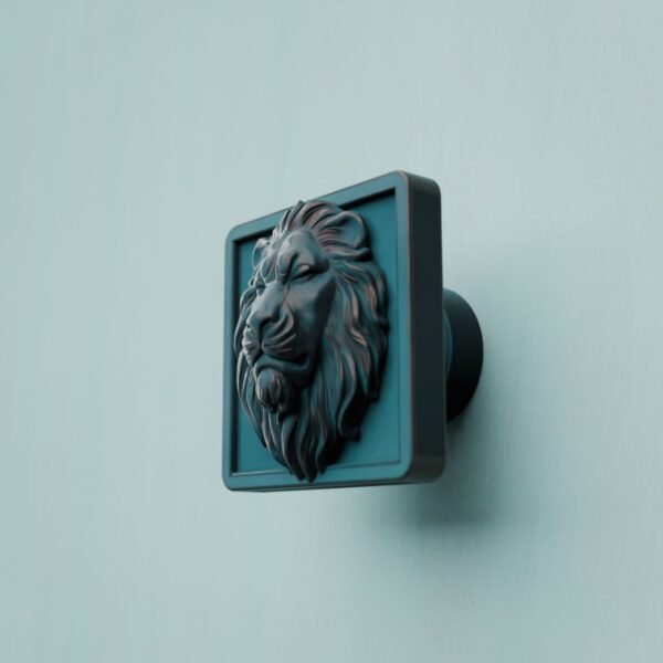 Palazzo Square, Sleeping Lion, M, Azurite Copper