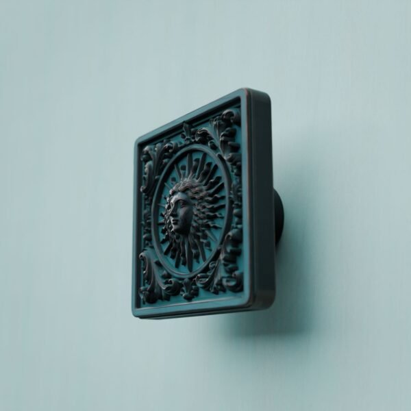 Palazzo Square, Royal Sun, L, Azurite Copper