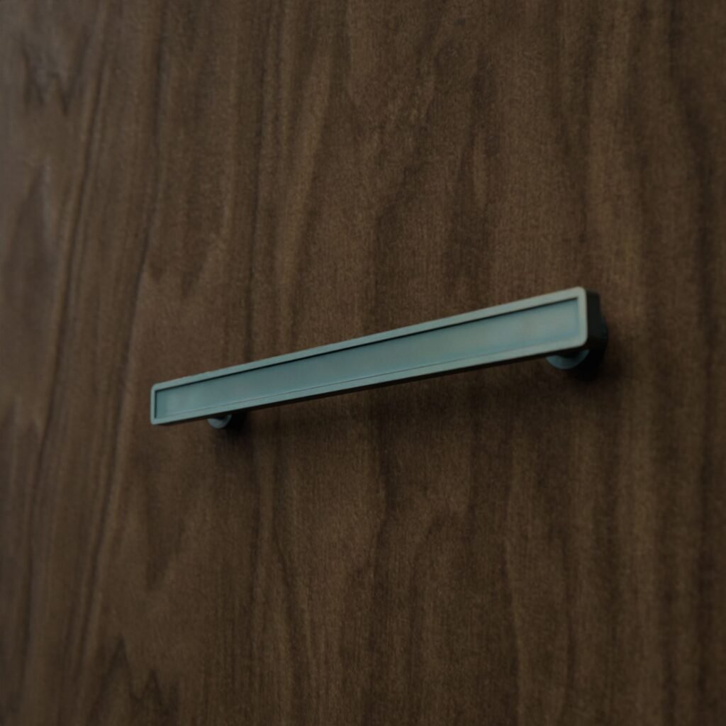 Poignée Demibarre Palazzo en Bronze Vert-de-gris