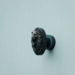 Florentine Medallion, Roaring Lion, S, Azurite Copper