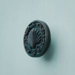 Rond Classica Coquillage Cuivre Azurite - Holdon Paris