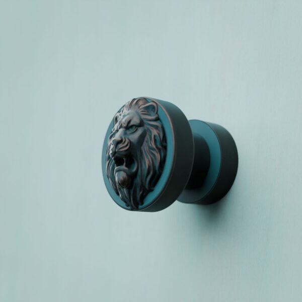 Classica Round, Roaring Lion, S, Azurite Copper