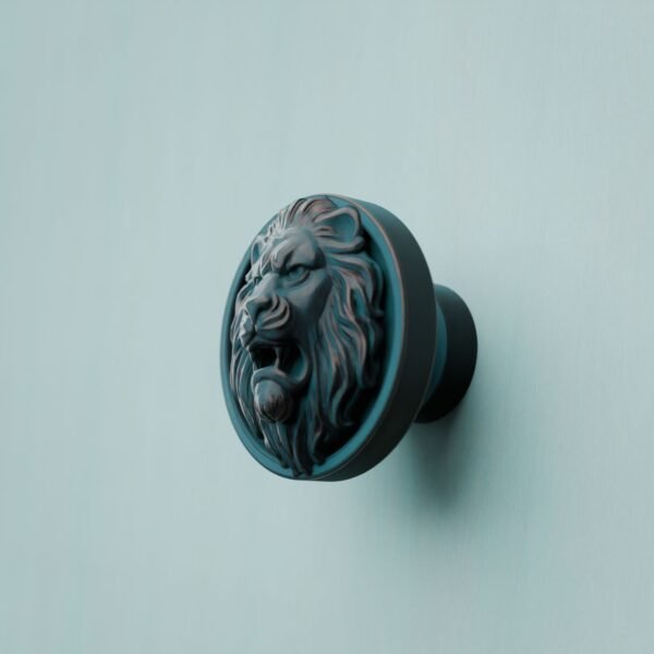 Classica Round, Roaring Lion, M, Azurite Copper