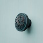 Rond Classica Rinceaux Cuivre Azurite - Holdon Paris