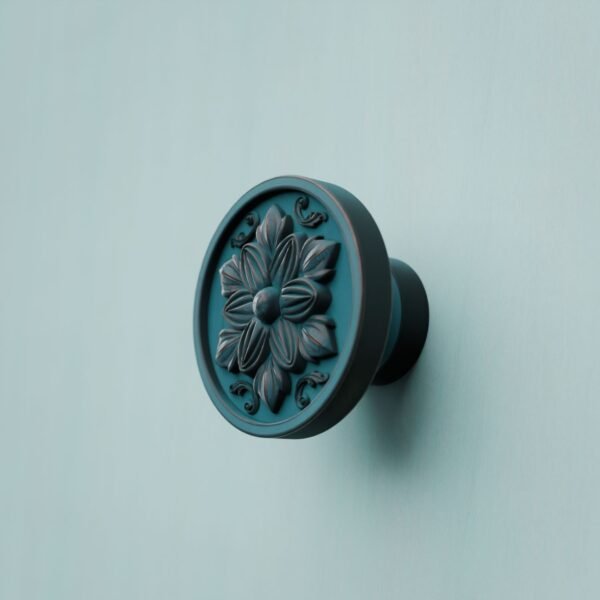 Classica Round, Rosette, M, Azurite Copper