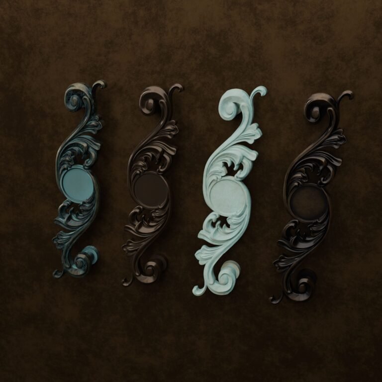 Classica Arabesque, XL, Verdigris Bronze, finish comparison