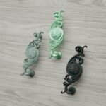 Classica Arabesque, Scrollwork, M, Light Emerald, color comparison