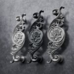 Classica Arabeske, Rosette, M, Aluminium Satiniert, Farbvergleich