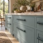 patinated copper kitchen