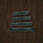 Barra Palazzo, Concha, S, Bronce Verdín, comparación de tamaños
