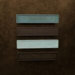 Comparaison des finitions — poignée de meuble Barre Palazzo Essentiel Bronze S — Holdon Paris