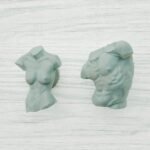 Florentine Torso, S, Submerged Bronze, silhouette comparison