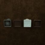 Comparaison des finitions — poignée de meuble Carré Palazzo Essentiel Bronze S — Holdon Paris