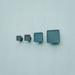 Palazzo Square, XS, Azurite Copper, size comparison