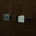 Palazzo Square, Scrollwork, S, Matte Bronze, finish comparison