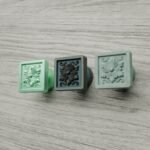 Palazzo Square, Rosette, S, Light Emerald, color comparison