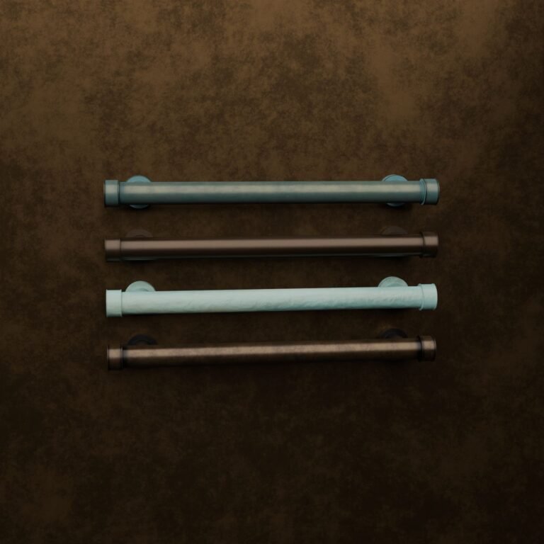 Florentine Column, XL, Verdigris Bronze, finish comparison