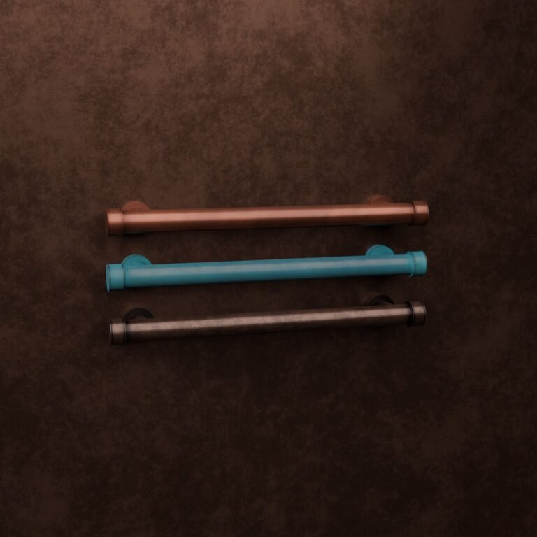 Columna Florentina, XL, Cobre Azurita, comparación de acabados
