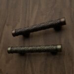 Florentiner Säule, Rosette, S, Bronze Antik, Farbvergleich