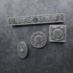 Comparaison des silhouettes — poignée de meuble Coquillage Aluminium Satiné L — Holdon Paris