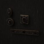 Comparaison des silhouettes — poignée de meuble Coquillage Bronze Ancien L — Holdon Paris