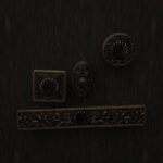 Comparaison des silhouettes — poignée de meuble Coquillage Bronze Ancien M — Holdon Paris