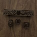Palazzo Stange, Muschel, S, Bronze Matt, Silhouettenvergleich