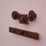 Comparaison des silhouettes — poignée de meuble Coquillage Cuivre Satiné M — Holdon Paris