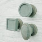 Palazzo Quadrat, XS, Bronze Versunken, Silhouettenvergleich