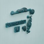 Arabesco Classica, Leone Dormiente, M, Rame Azzurrite, confronto delle silhouette